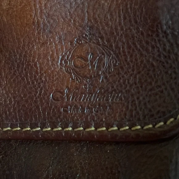 Brown Leather Messenger Bag - Picture 7 of 7